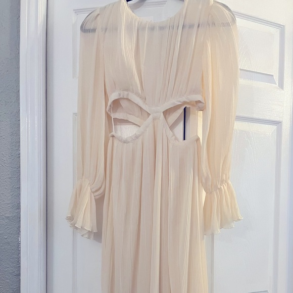 Zara Small Pleated Cut Out Dress 8741/253/712 - Picture 6 of 9